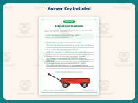 Subject Predicate New Sentences Worksheet – 4th Grade Practice preview 3
