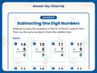 Subtract Single Digit Worksheet – 2nd Grade Subtraction Practice preview 7