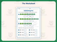 Subtracting Five Writing Equations Worksheet – 1st Grade Subtraction preview 2