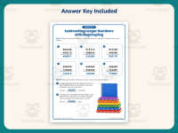 Subtracting Multi-Digit Regrouping Worksheet – 4th Grade Subtraction preview 3