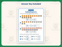 Subtracting Seven Writing Equations Worksheet – 1st Grade Subtraction preview 3