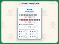 Subtracting Six Writing Equations Worksheet – 1st Grade Subtraction preview 3