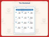 Subtracting Thousands Thousandths Worksheet – 5th Grade Decimals preview 2