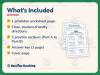 Subtraction Dice Game Worksheet – 1st Grade Math Practice + Answer Key preview 5