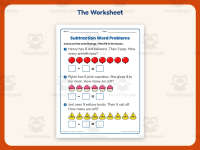 Subtraction Equations Word Problems Worksheet – Kindergarten Math preview 2