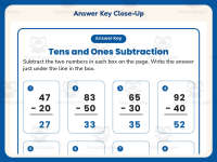 Subtraction Tens and Ones Worksheet – 2nd Grade Skip Counting Practice preview 7