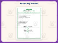 Suffix FUL and LESS Worksheet – 3rd Grade Ending Sounds & Suffixes preview 3