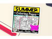 Summer Coloring Pages - Set 2 preview