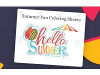 Summer Fun Coloring Pages preview