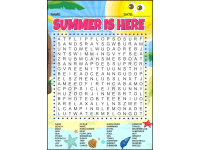 Summer Word Search Puzzle – End-of-Year Activity & Summer Vacation Fun preview