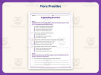 Support the Point Worksheet – 3rd Grade Author’s Purpose & Earth Day preview 7
