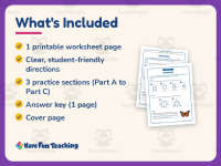 Symmetry Worksheet – 3rd Grade Geometry & Shapes Practice + Answer Key preview 5