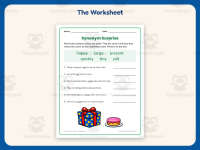 Synonym Surprise Worksheet – 2nd Grade Synonyms Practice + Answer Key preview 2