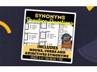 Synonyms Practice Questions - Vocabulary Grade 3-4 (PDF) preview