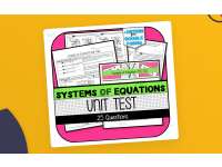 Systems of Equations UNIT TEST preview