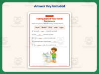 Taking Care of Your Teeth Worksheet – 1st Grade Health and Nutrition preview 3