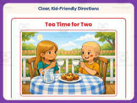 Tea Time for Two Reading Comprehension Worksheet – 3rd Grade Practice preview 4
