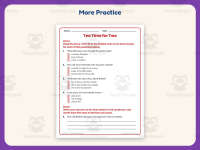 Tea Time for Two Reading Comprehension Worksheet – 3rd Grade Practice preview 7
