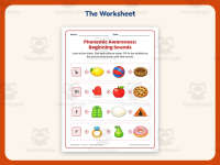 Teacher Led Beginning Sounds Test Practice Worksheet – Kindergarten preview 2