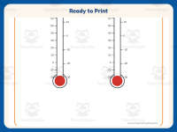 Temperature Worksheet: Printable Thermometer – 2nd Grade Weather preview 7