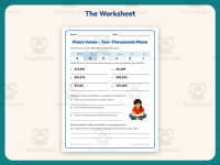 Ten Thousands Place Value Worksheet – 4th Grade Math Practice preview 2