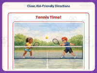 Tennis Time Reading Comprehension Worksheet – 3rd Grade Sports preview 4