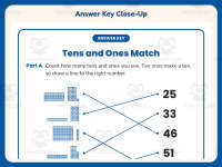Tens and Ones Match Worksheet – 2nd Grade Base 10 & Place Value preview 7
