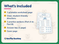 Tens More or Less Worksheet – 1st Grade Inequalities Practice preview 5