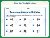 Tens, Ones Place Value Worksheet – 1st Grade Math Practice preview 4