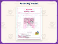 Texas Word Search Worksheet – 3rd Grade States Practice + Answer Key preview 3