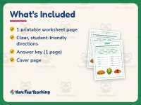 Thanksgiving Day Alphabetical Order Worksheet – 1st Grade Grammar preview 5