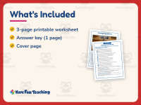 Thanksgiving Leftovers Reading Comprehension Worksheet – 5th Grade preview 5