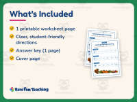 Thanksgiving Skip Counting Worksheet – 1st Grade Math Practice preview 5
