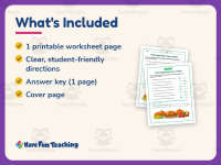 Thanksgiving True or False Worksheet – 3rd Grade Holiday Practice preview 5