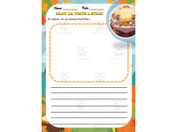 Thanksgiving Turkey Story Starters Writing Prompts for Kindergarten preview 2