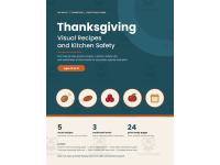 Thanksgiving Visual Recipes and Kitchen Safety Life Skills preview