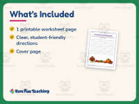 Thanksgiving Writing Paper – 1st Grade Themed Writing Paper Practice preview 5