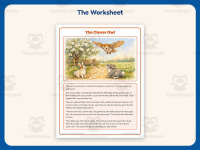 The Clever Owl Reading Comprehension Worksheet – 2nd Grade Animals preview 2