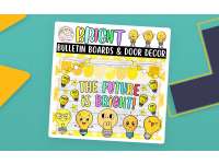 The Future is Bright: Back To School Bulletin board or door Decor kit preview