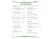 The Gift of the Magi Novel Study Guide (with full story) preview 2