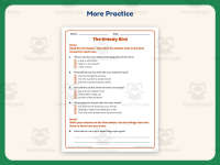 The Greedy Bird Reading Comprehension Worksheet – 1st-3rd Grade preview 7