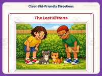 The Lost Kittens Reading Comprehension Worksheet – 3rd Grade Animals preview 4