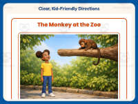 The Monkey at the Zoo Reading Comprehension Worksheet – 2nd Grade preview 4