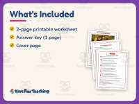 The Only Watermelon Reading Comprehension Worksheet – 3rd Grade preview 5
