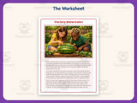 The Only Watermelon Reading Comprehension Worksheet – 3rd Grade preview 2
