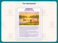 The Puffed Up Pig Reading Comprehension Worksheet – 4th Grade Practice preview 2