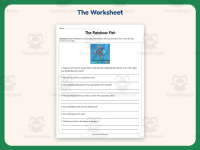 The Rainbow Fish Worksheet – 1st-2nd Grade Practice preview 2
