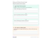 Medusa and Athena – Greek Myth Activity Packet preview 4