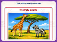 The Ugly Giraffe Reading Comprehension Worksheet – 3rd Grade Animals preview 4