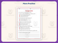 The Ugly Giraffe Reading Comprehension Worksheet – 3rd Grade Animals preview 7